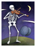 Skeleton Playing a Violin  Day of the Dead  Dia de los Muertos