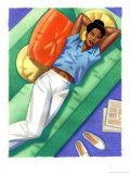 A Woman on a Couch