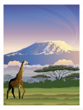 A View of Mt Kilimanjaro in Africa