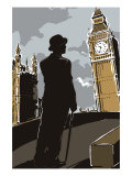 British Male in Suit  Big Ben