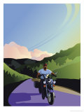 Male Motorcycle Rider