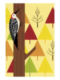 Woodpecker and Trees