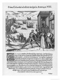 Columbus Takes His Leave of Ferdinand and Isabela Before Leaving for the New World