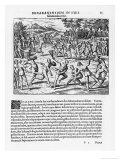Religious Dance of the Native Nicaraguans Under the Influence of Cacavate