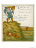 Little Boy Blue  the Horn-Blower Stands on Top of the Haystack