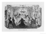 Christmas Dinner  Arrival of the Pudding