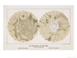 The Two Hemispheres as Drawn by Schiaparelli