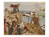 Watching the Approach of Danish Raiders from the English Coast