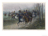 Napoleon and His Staff Surprised by Cossacks During the Retreat from Moscow