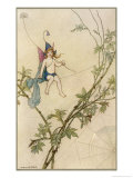 Puck Seated on a Spider's Thread