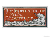 An Irish Leprechaun or Fairy Shoemaker