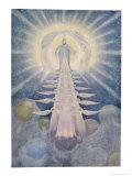 God and His Angels Enthroned on High in the Heavens