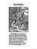 16th Century Glassworker at His Workbench