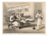 Resident with His Hindustani Teacher  Why is the Man in the Foreground Opening a Bottle of Wine