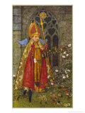 Saint Valentine Depicted Here as Boy Bishop