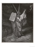 Moses Descends from the Mountain Carrying the Tables of the Law