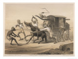 Travelling in an Indian Carriage  Natives Beat the Horse
