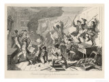 Rebels Destroying a House and Furniture
