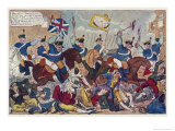 Yeomanry Charge a Crowd Gathered in Manchester to Hear Speeches Supporting Parliamentary Reform