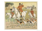 Huntsman Blows His Horn to Start the Hunt
