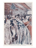 Mr Pickwick Under the Mistletoe with a Number of Ladies