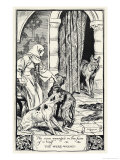 Gentleman of Latvia Demonstrates to His Wife His Ability to Turn Himself into a Wolf