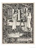 Arthur Learns of the Sword Excalibur from the Lady of the Lake