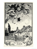 Milkmaid is Somewhat Surprised to See a Flight of Witches Overhead Making for the Sabbat
