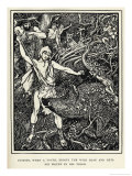 Young Odysseus Fights a Wild Boar and Gets the Wound in His Thigh