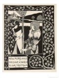 Morgan Le Fay Gives a Shield to Sir Tristram
