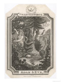 While Adam Admires the Fauna of Eden Eve is Tempted into Trying the Fruit