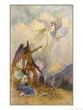Fairies in a Mountain Landscape