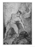 Beowulf Shears off Grendel's Head and Kills Him