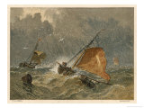 Fishing Boats in a Storm