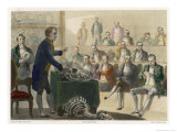 Georges Cuvier Lecturing on Paleontology at the Museum (Sic) D'Histoire Naturelle Paris