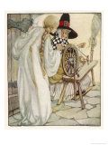 The Witch Shows Sleeping Beauty the Spinning Wheel