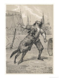 Le Chien De Montargis in a Judicial Duel Macaire
