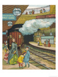 On the Platform at Portland Road Station London