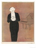Fragson Stands in Front of His Piano
