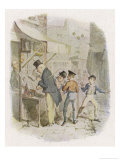 The Artful Dodger Teaches Oliver Twist to Pickpocket from the Rich