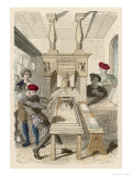 French Printing Press of the 15th Century
