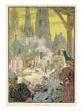 Mystery Play in the Grounds of a Cathedral with Spectacles