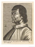 Bartolommeo De Sacchi Known as "Platina" Italian Humanist and Historian of Cremona