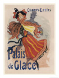 Poster for the Fashionable Palais De Glace in the Champs Elysees Paris