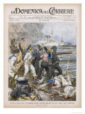 The Rebel Warship Skory is Fired on by Other Naval Vessels at Vladivostock