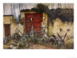 Casualties of War at the Gates of the Chateau of Plessis-De- Roye