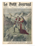 King Nikola and Queen Milena of Montenegro Salute Their Army as They March to Support the Serbs
