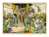 The Regent Ras Taffari Assumes the Title of Negus and is Applauded as He Stands