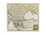 Map Showing Turkey in Europe and Its Neighbouring European States of the Balkans