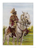 Haile Selassie Emperor of Ethiopia on His Horse